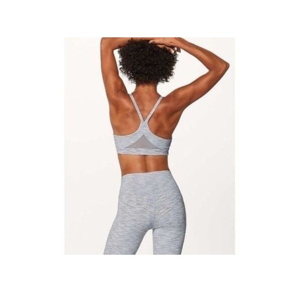 Lululemon Train Times Sports Bra We Are From Space Size 4 Yoga Gym Run - Picture 12 of 12